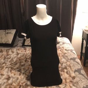 Black /white dress .